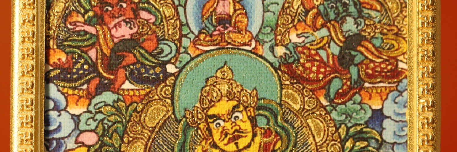 Wealth Gods - Thangka Buddha - 