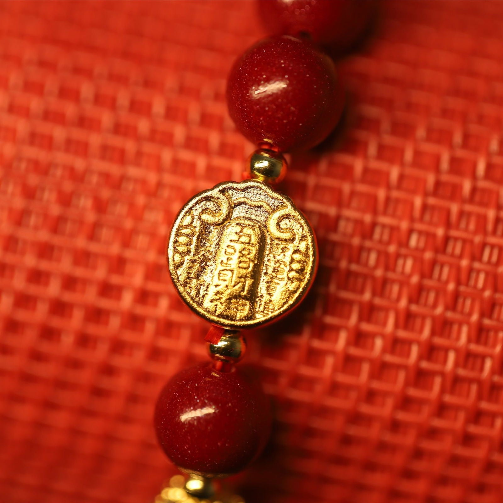Thangka Buddha “Ben Ming Nian“ Five Directions Wealth Gods Wealth and Fortune Bracelet - Attract Abundance and Fortune in Your Zodiac Year - Thangka Buddha - 