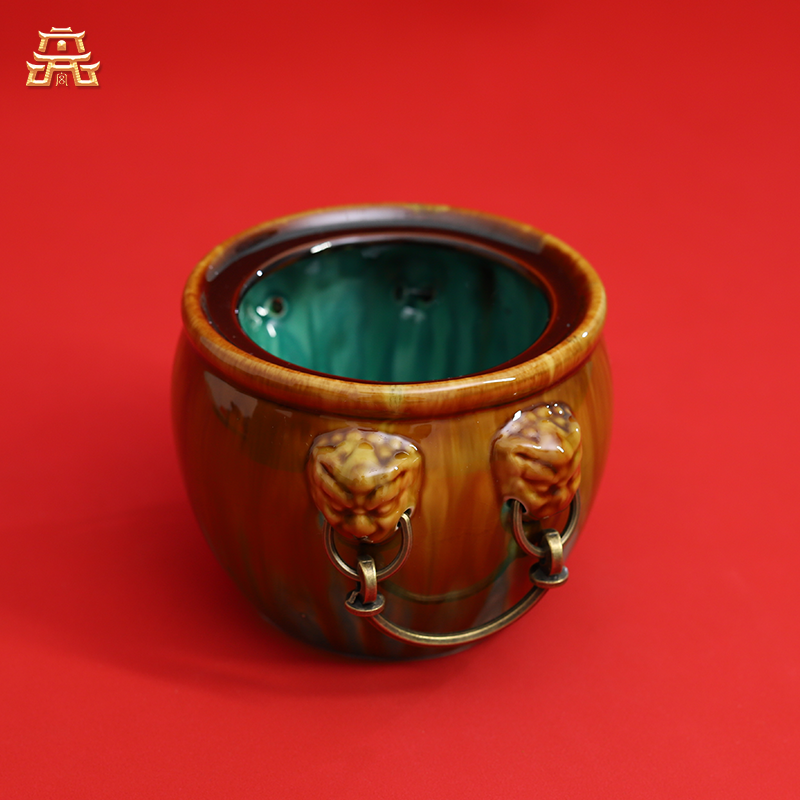 Thangka Buddha Handcrafted Liuli Treasure Bowl - Prosperity and Wealth Magnet - Thangka Buddha - 